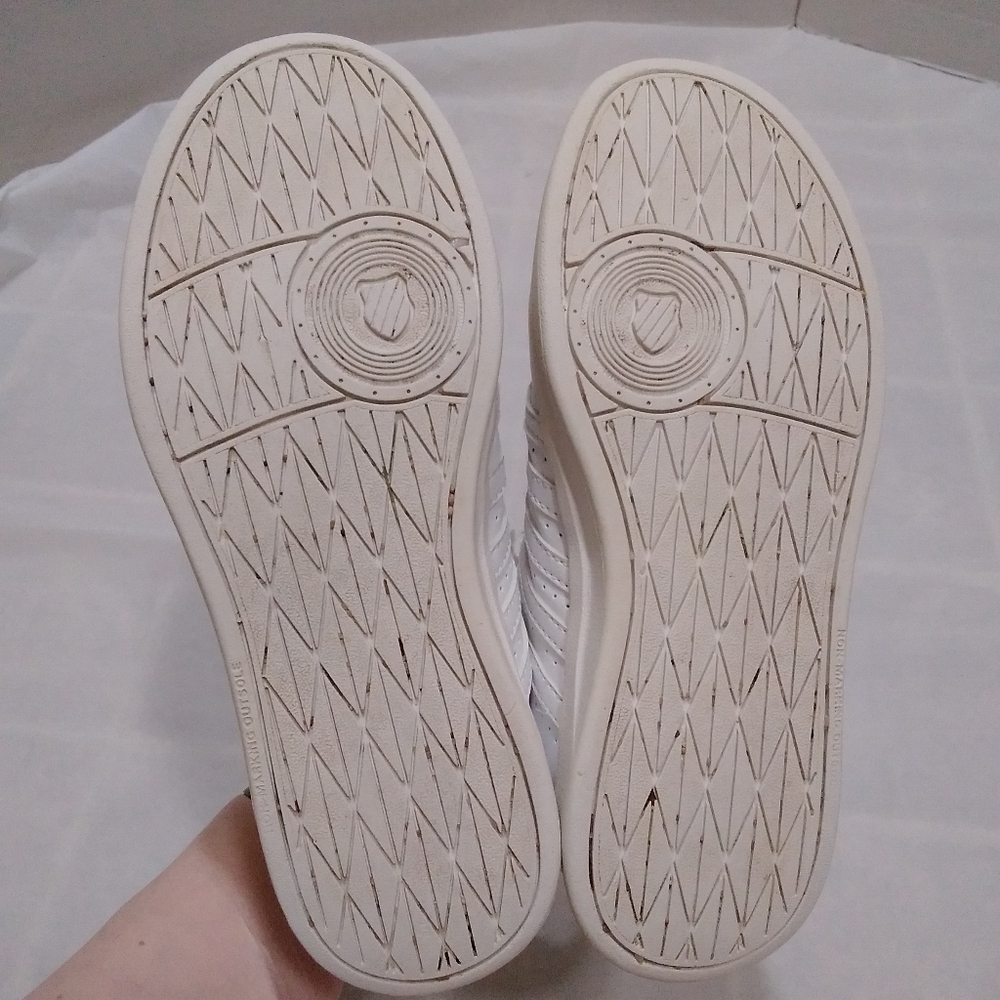 Kswiss Girl's Size 4 All White Good Condition - Picture 6 of 9